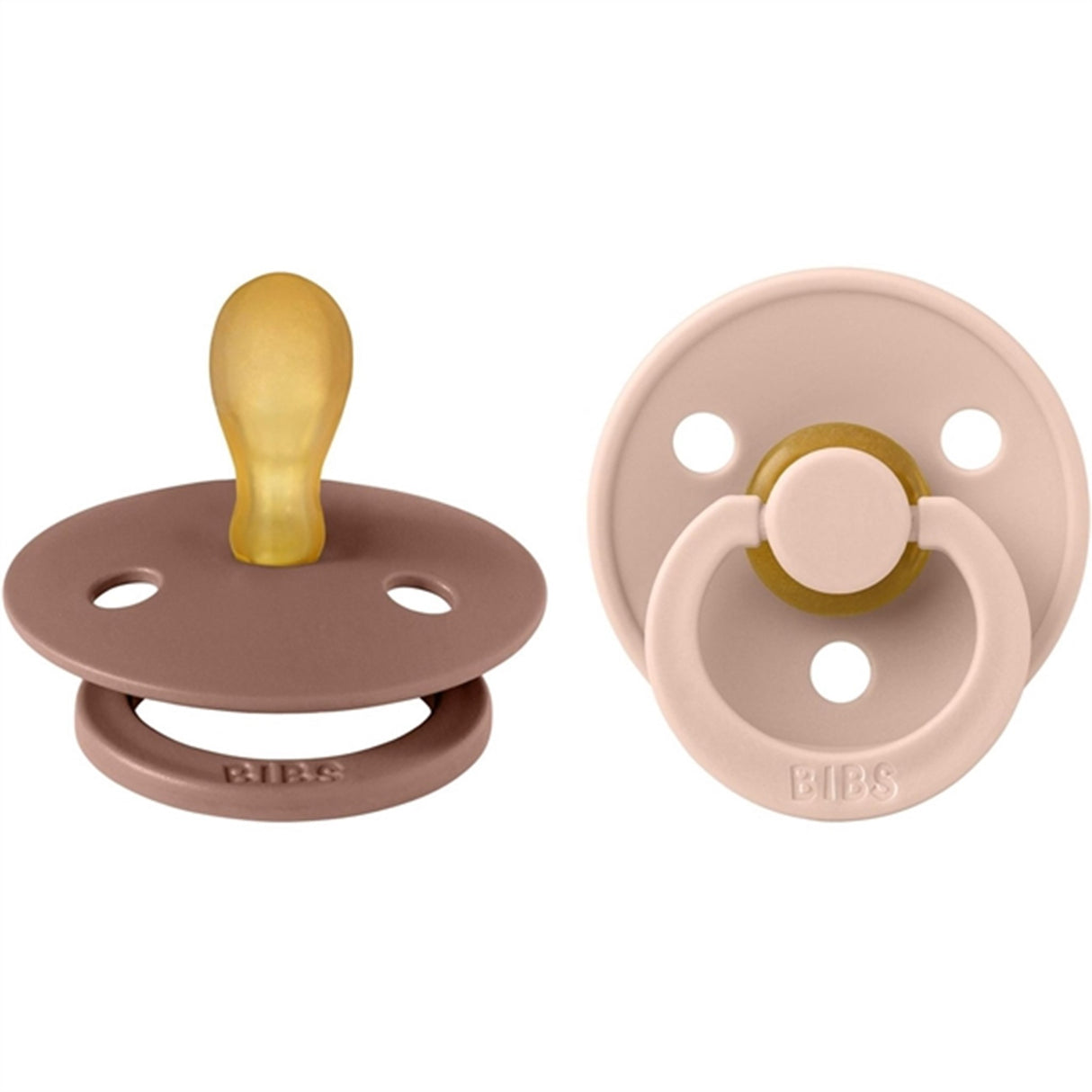 Bibs Colour Latex Symmetrical Smokker 2-pakning Blush/Woodchuck