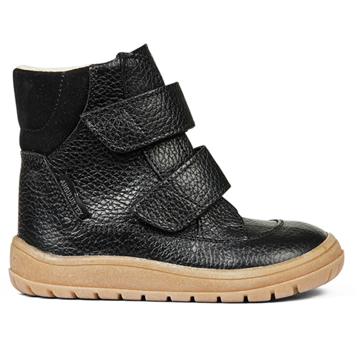 Angulus Tex-Støvle Med Borrelås Svart