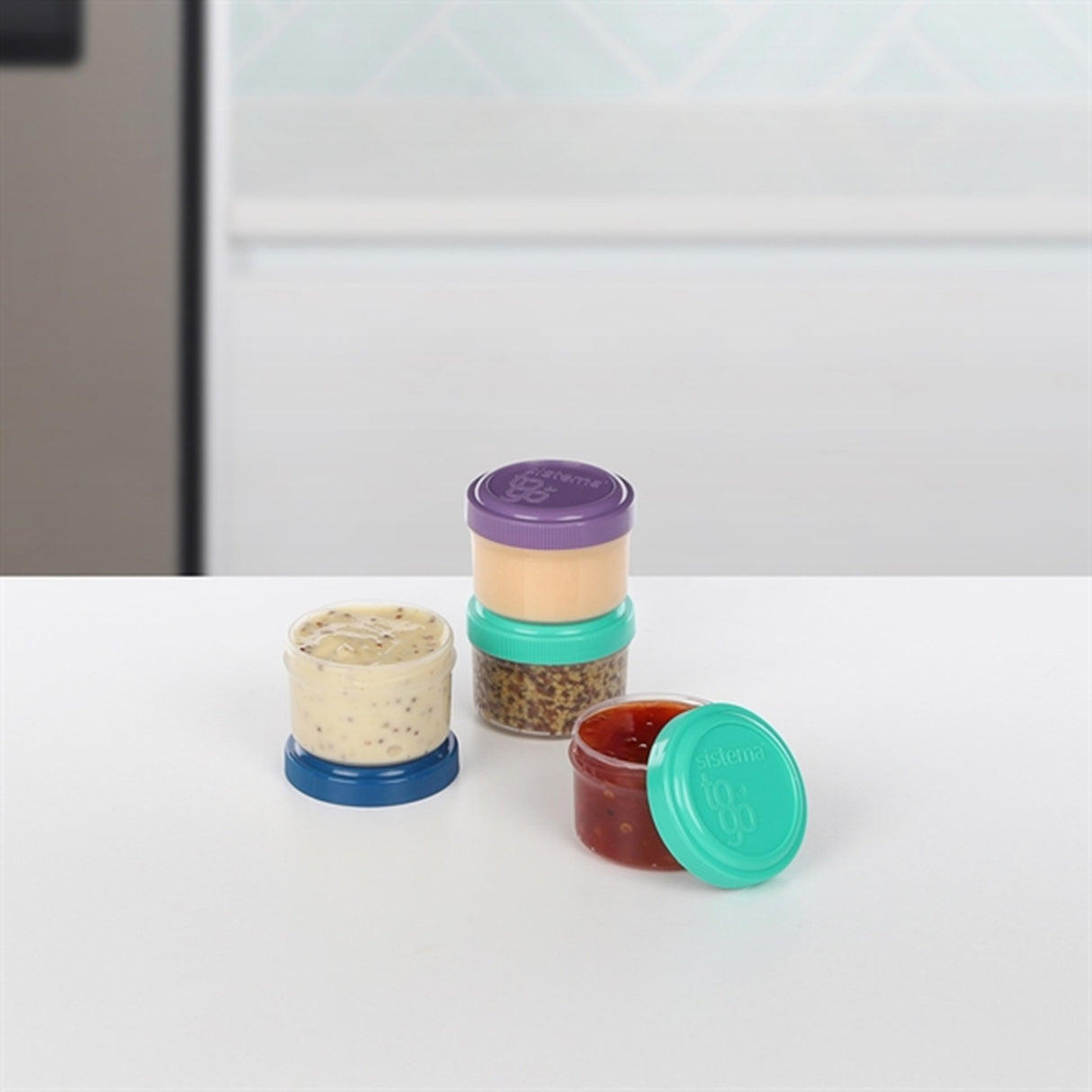 Sistema To Go Dressing Oppbevaringsbinger 35 ml 4-pak