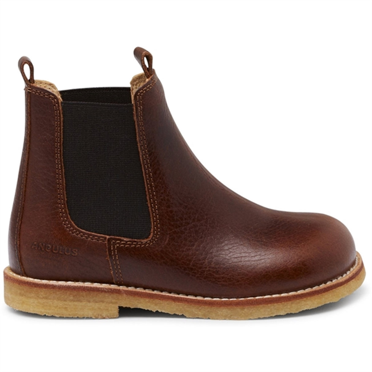 Angulus Chelsea Støvel Dark Brown/Brown