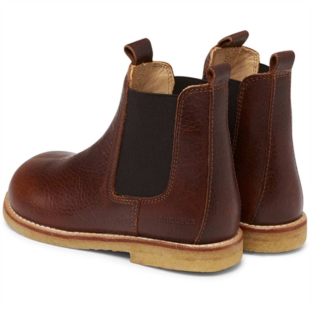 Angulus Chelsea Støvel Dark Brown/Brown
