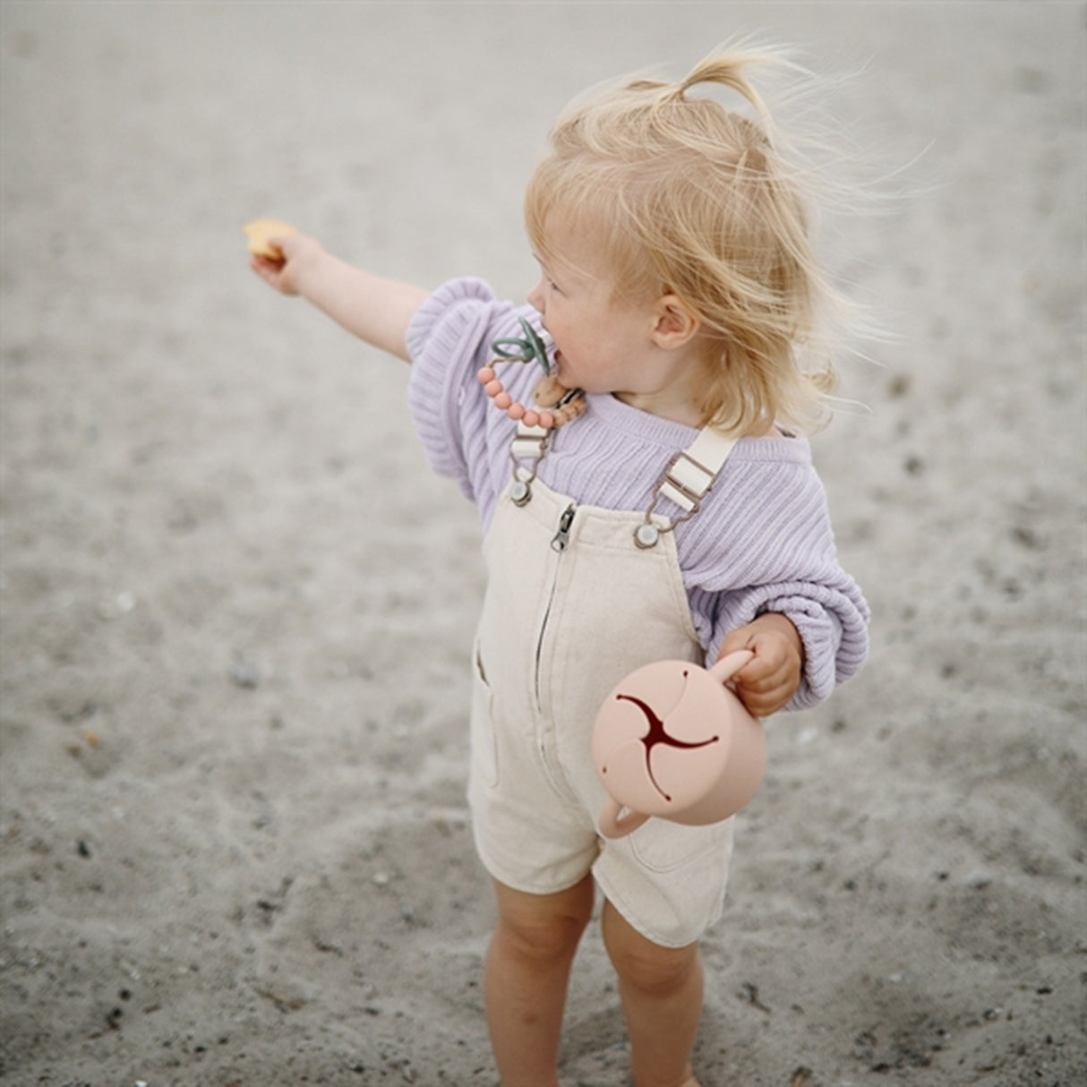 Mushie Snack Kopp Blush