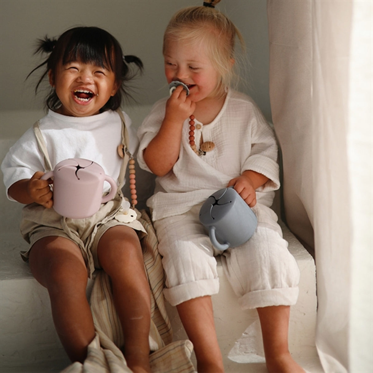 Mushie Snack Kopp Soft Lilac