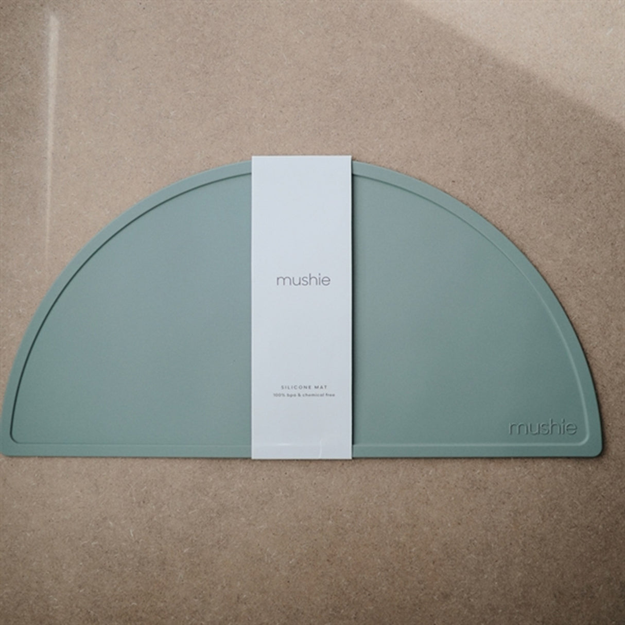 Mushie Silikon Dekkematte Cambridge Blue