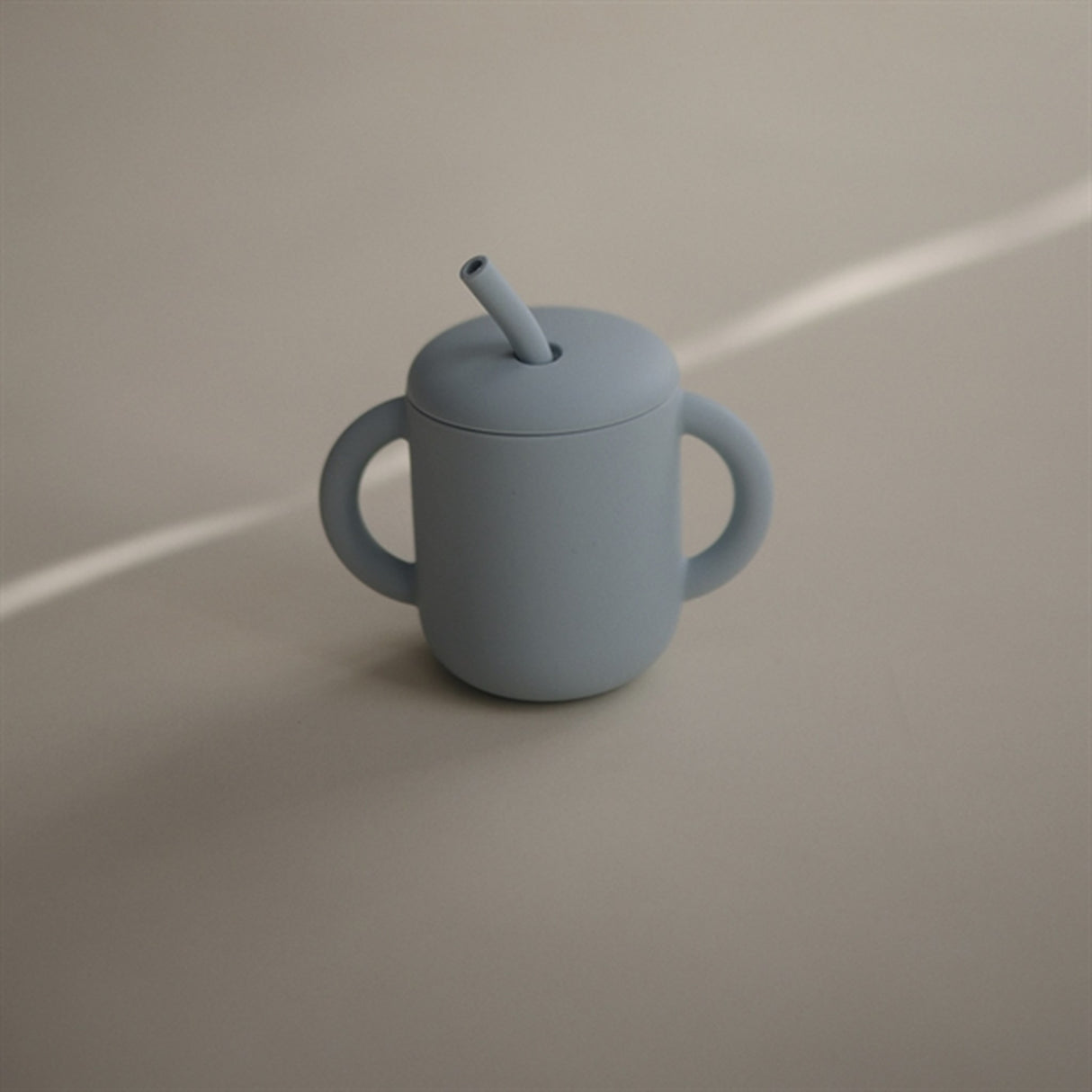 Mushie Silikone Drikkekopp Powder Blue