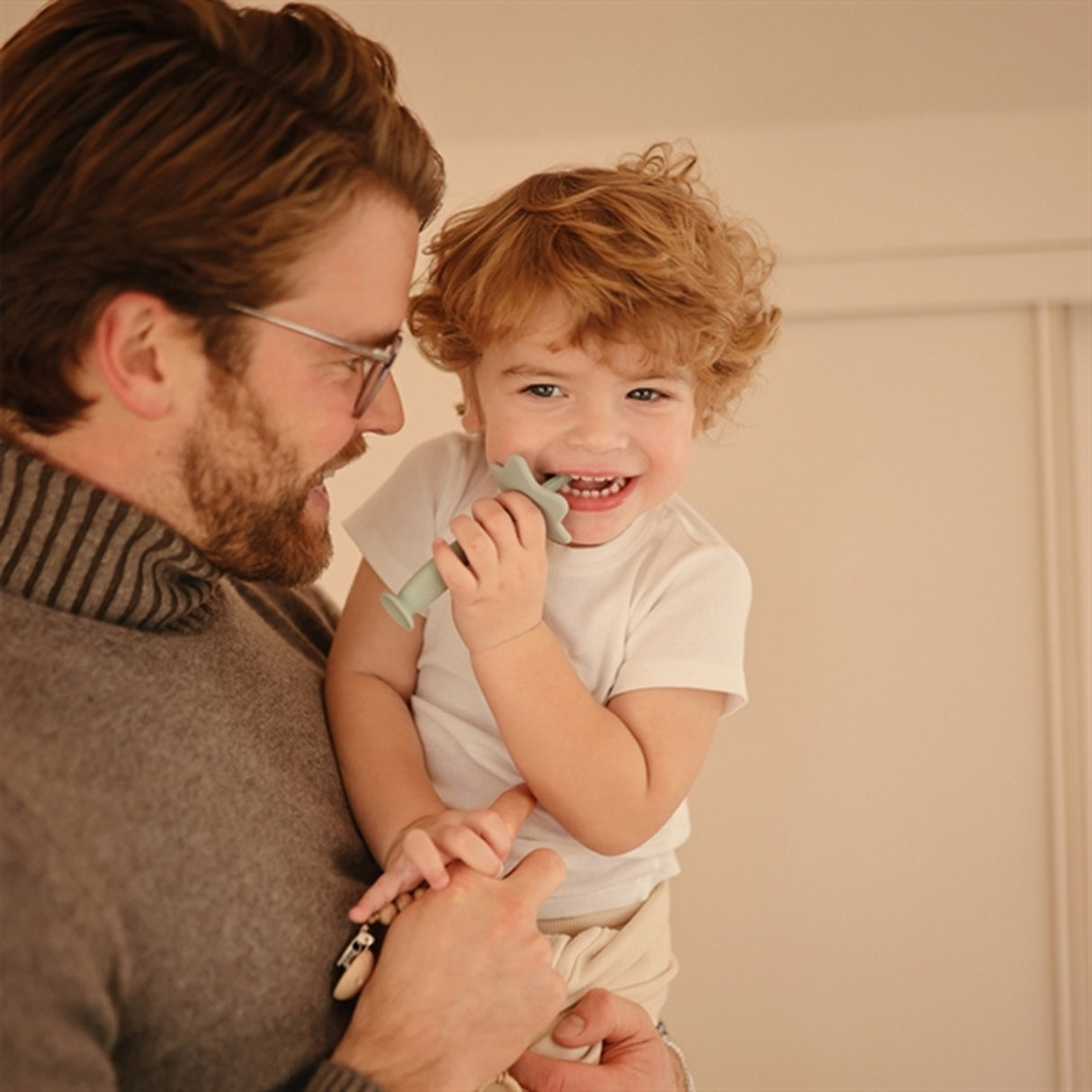 Mushie Tannbørste Star Cambridge Blue