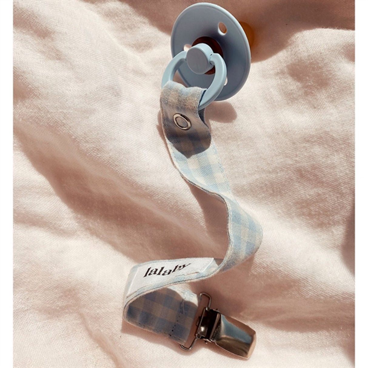 lalaby Blue Gingham Smokkesnor