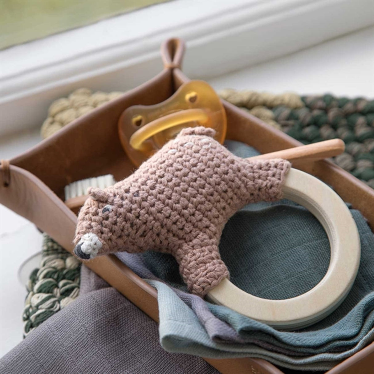 Sebra Heklet Rangle Bjørnen Woody