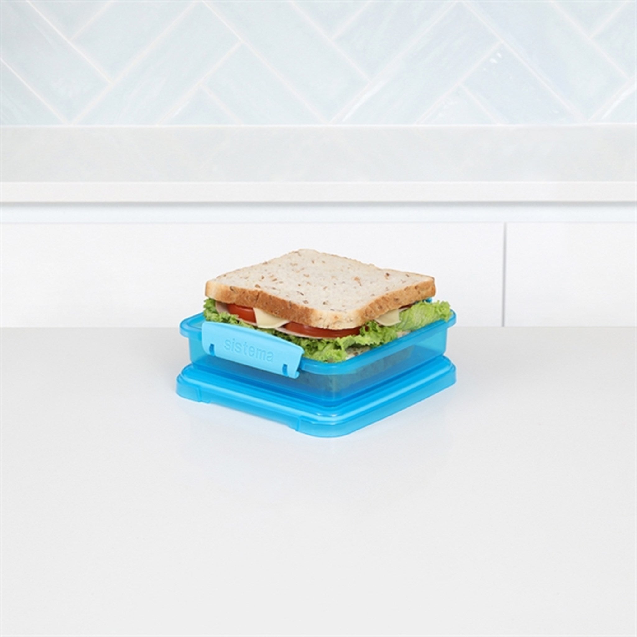Sistema Sandwich Box Matboks 450 ml Blå 3