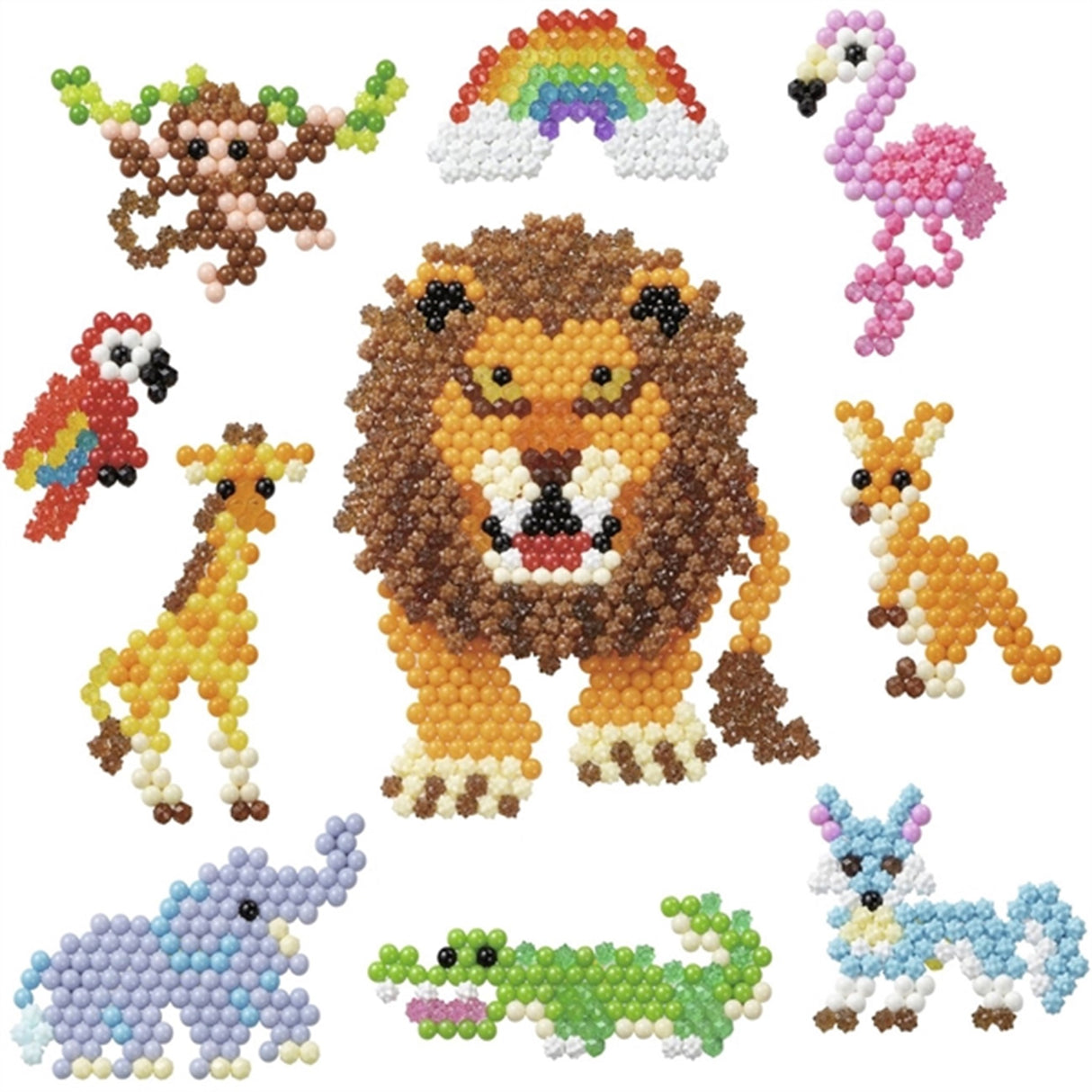 Aquabeads Wild Safari Scene Bead Sett