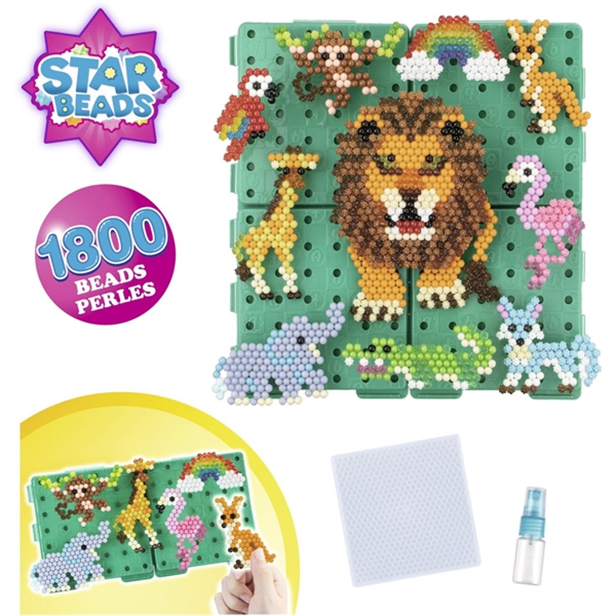 Aquabeads Wild Safari Scene Bead Sett