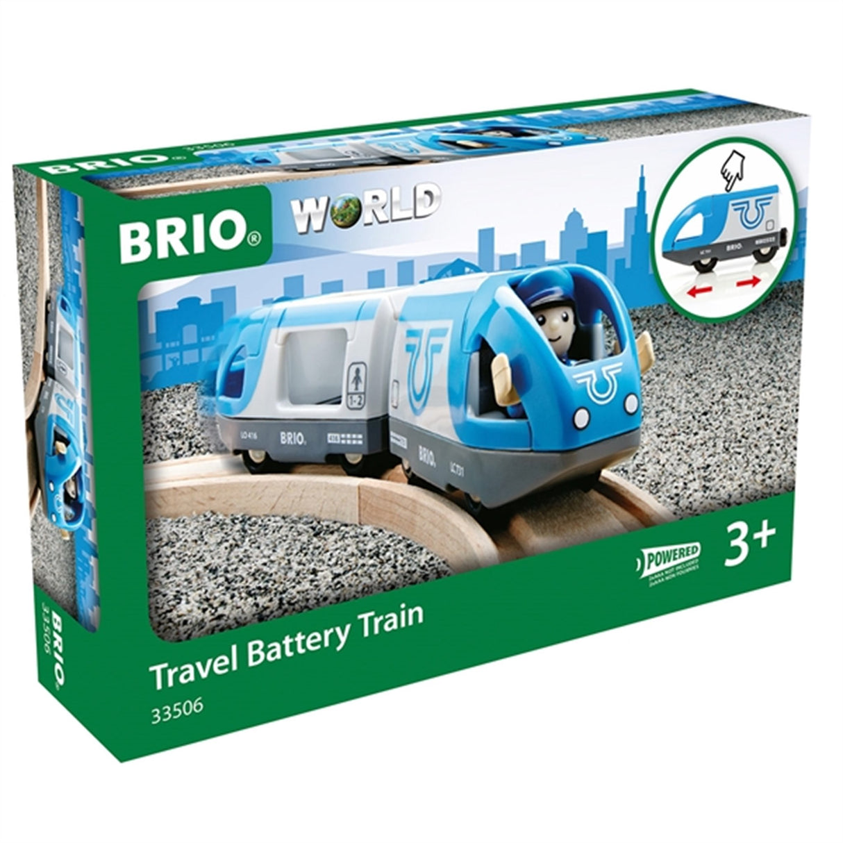 BRIO® Batteridrevet Passagertog