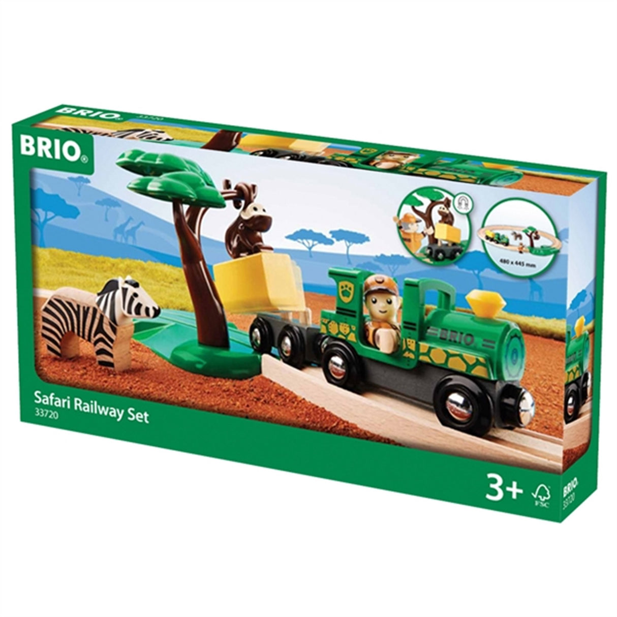 BRIO® Togbane Safari Sett