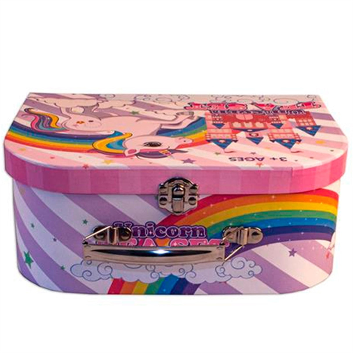 Magni Tesæt I Koffert Med Enhjørning Motiv Multi