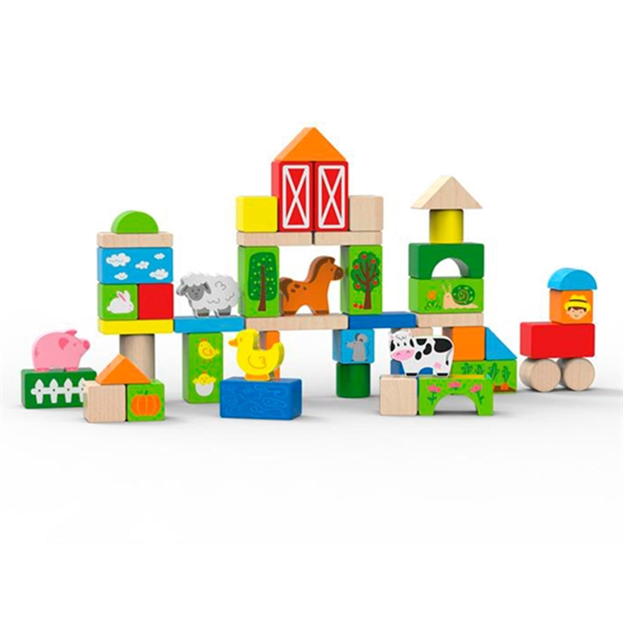 Magni Klosser I Puttekasse Bondegård 50 Stk. Multi