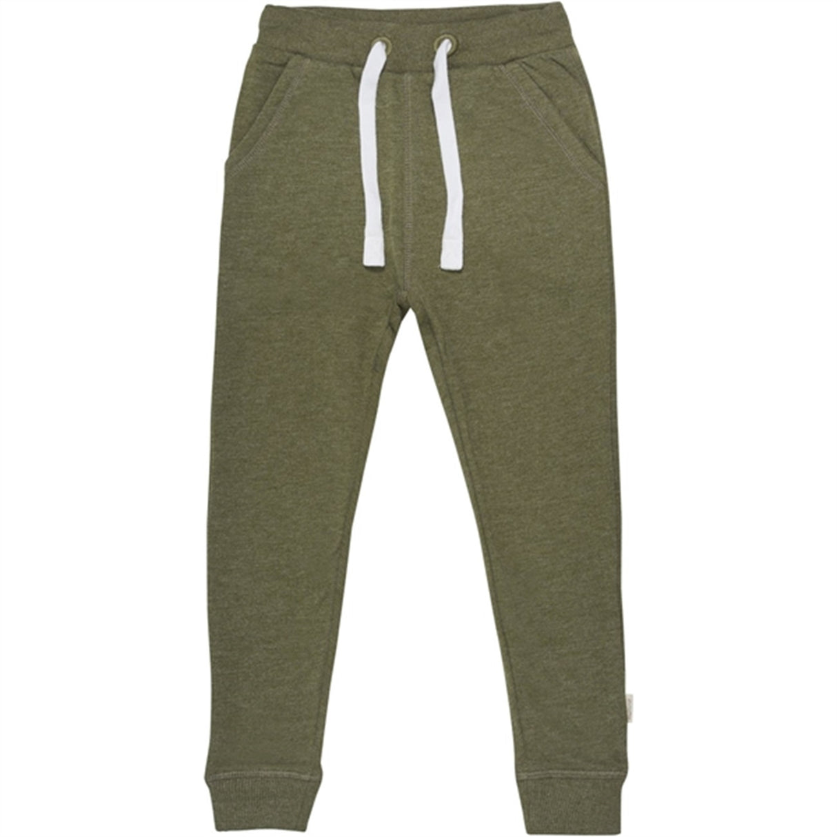 Minymo Dark Olive Sweatpants Basis 36 2-pakning NOOS