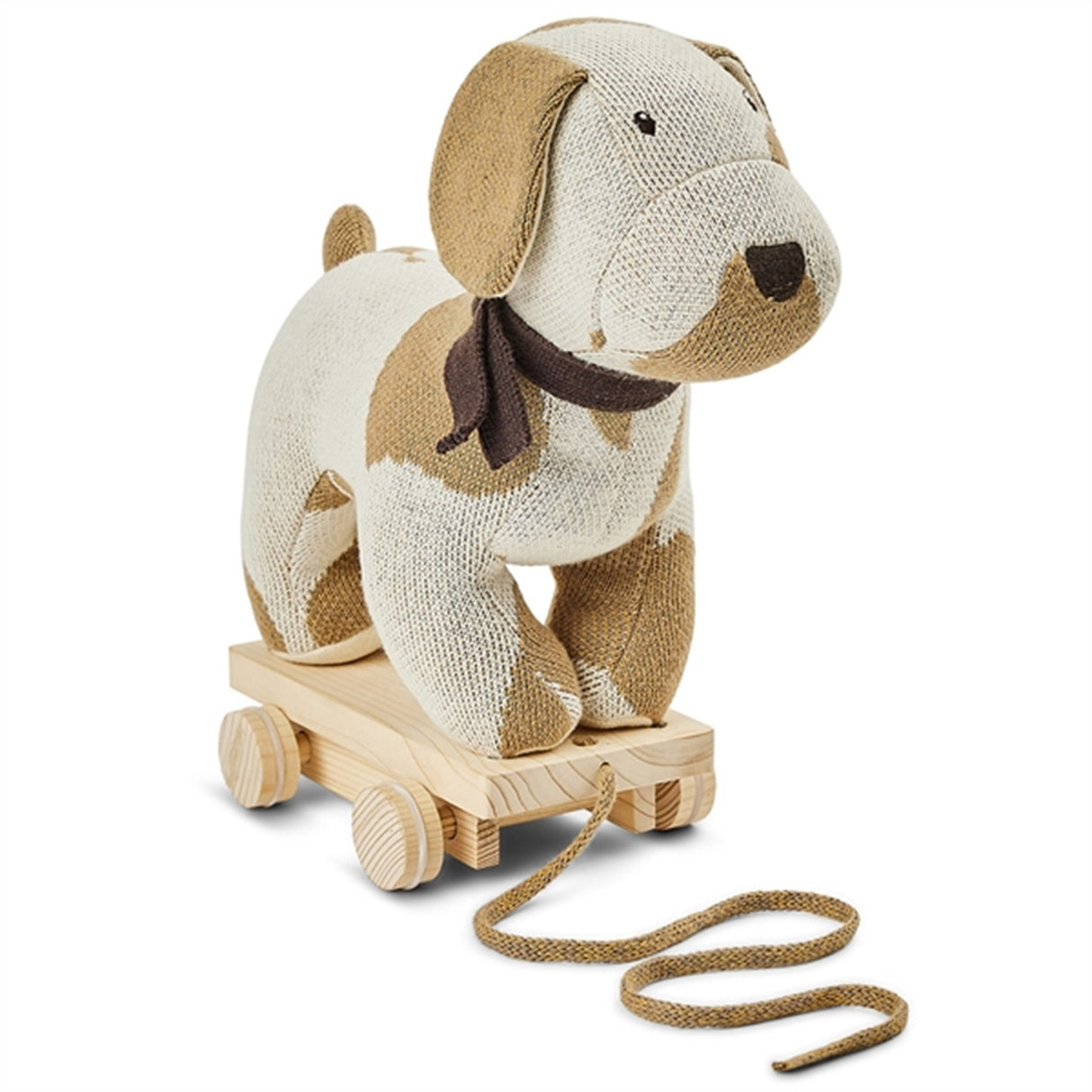 Smallstuff Trekkdyr Dog Off White/Nature