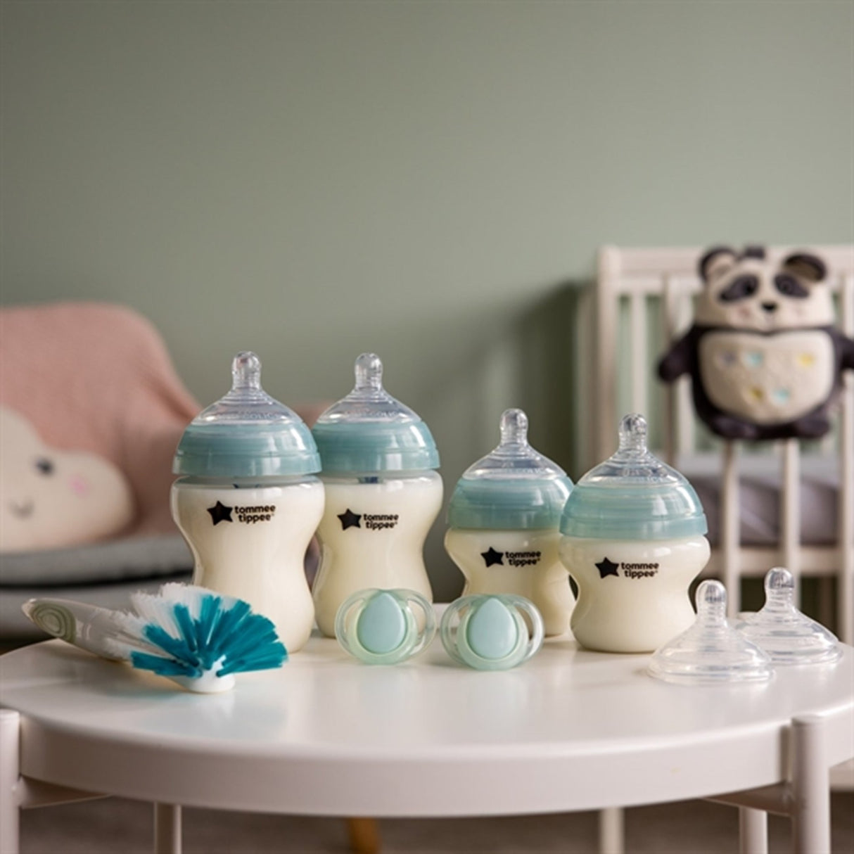 Tommee Tippee Tåteflaske Startsett for Nyfødte - Anti-kolikk/varmeindikator