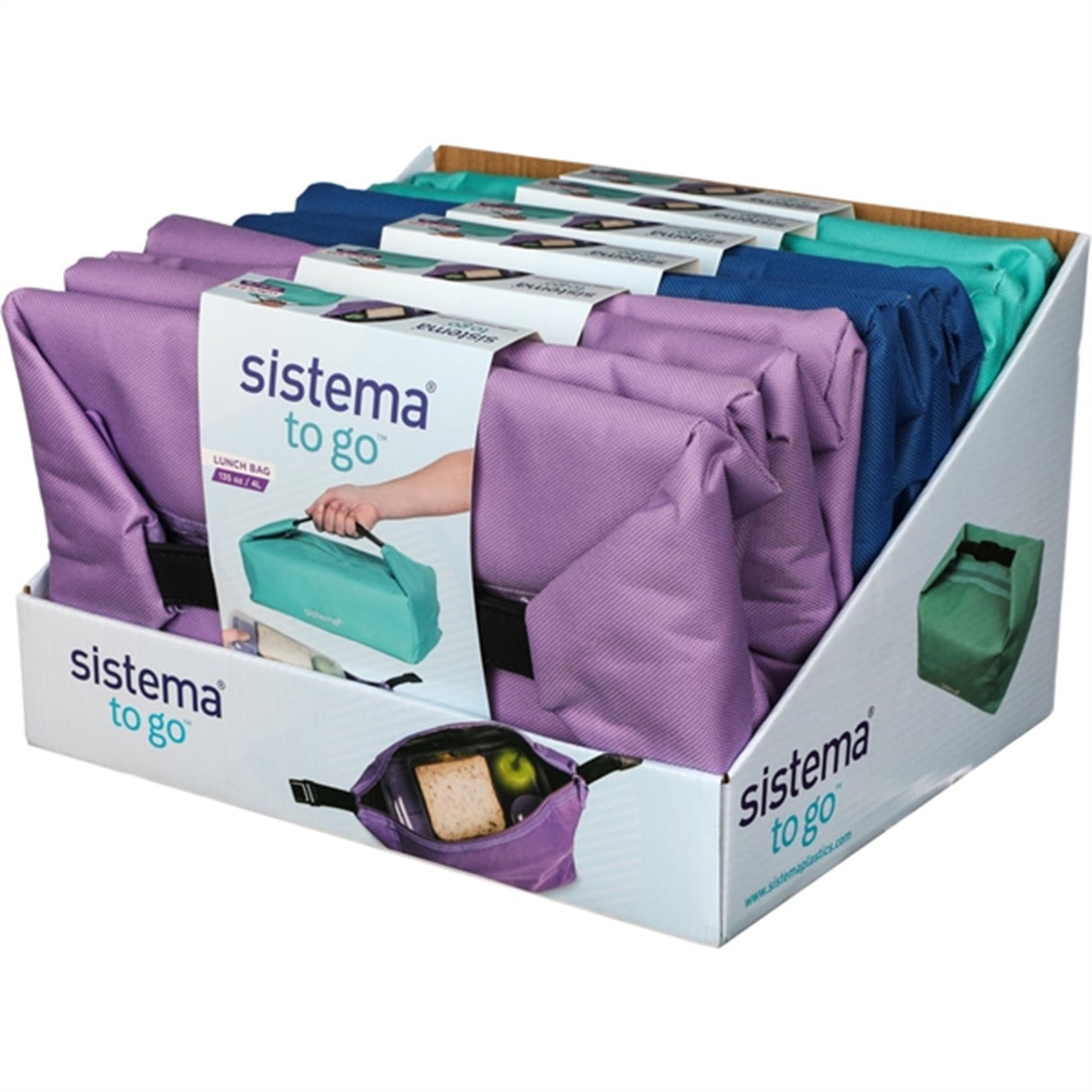 Sistema To Go Bento Kjøleveske 4 L Ocean Blue
