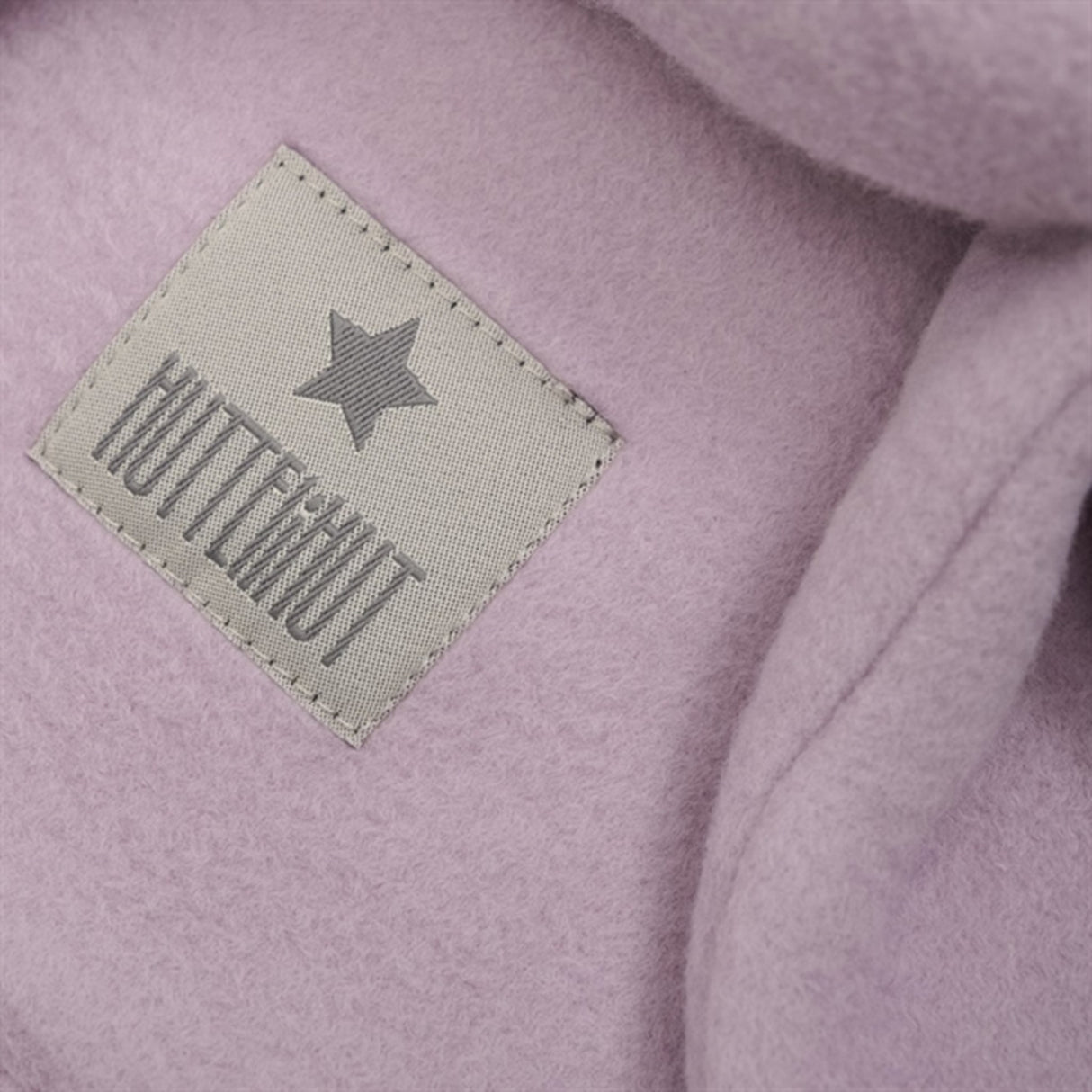 Huttelihut X Luksusbaby Bomull Fleece Elefantlue Elderberry