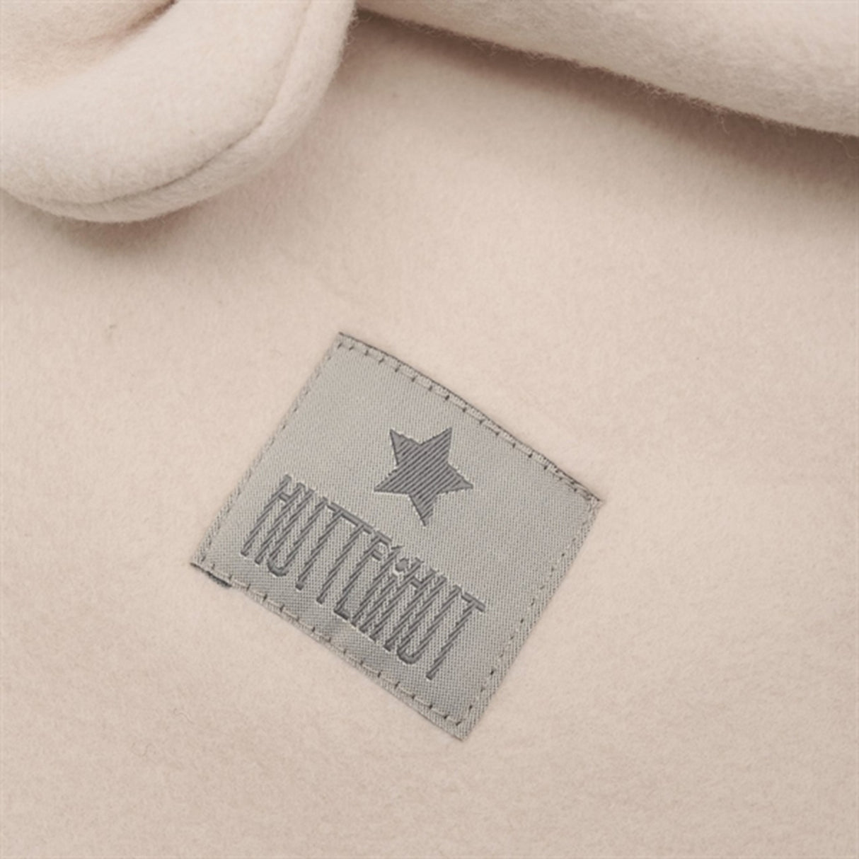 Huttelihut X Luksusbaby Bomull Fleece Elefantlue Dusty Rose