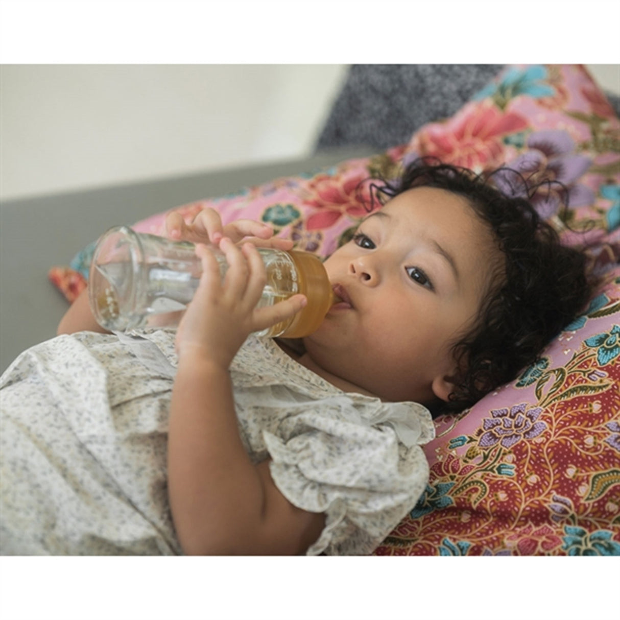 Hevea Babyflasker Glass Med Vid Hals 250 ml 2-Pakning