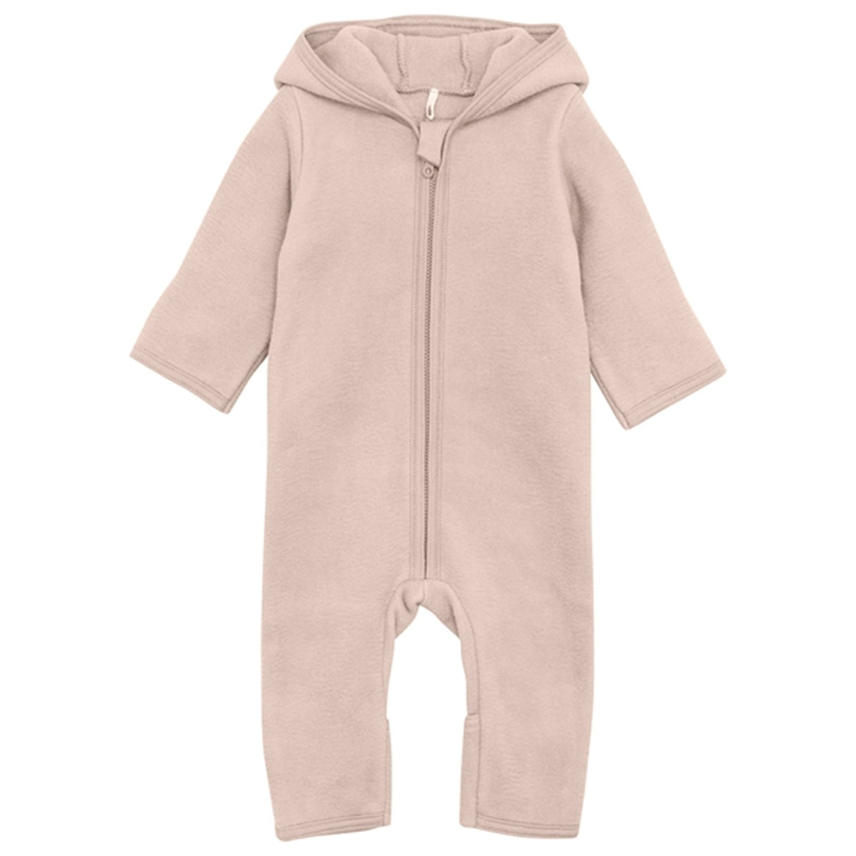 Huttelihut Kjøredress Ører Bomull Fleece Almond Peach