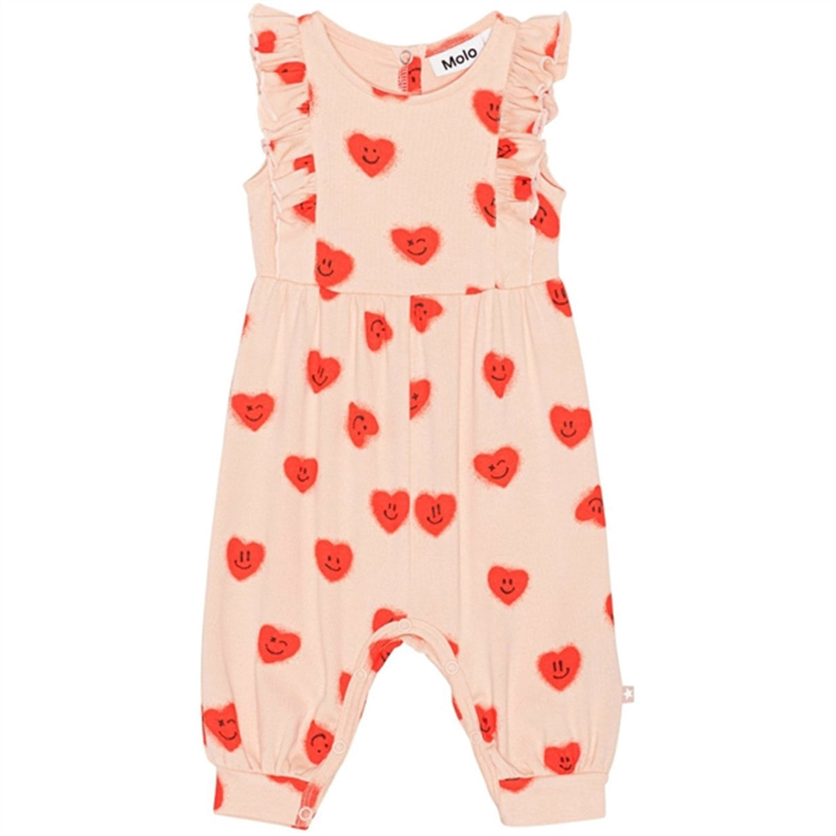 Molo Red Hearts_ Jersey Fallon Kortærmet Heldrakt