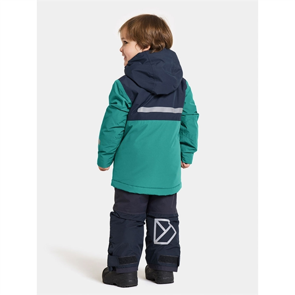 Didriksons Petrol Green Skare Kids Sett