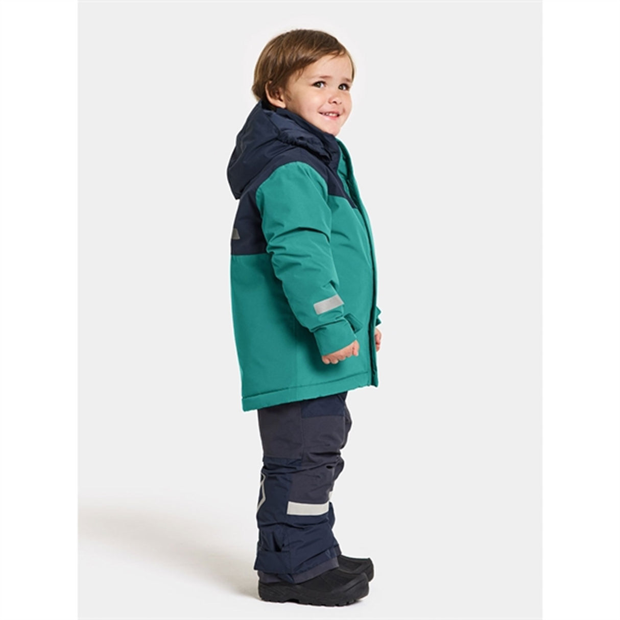 Didriksons Petrol Green Skare Kids Sett