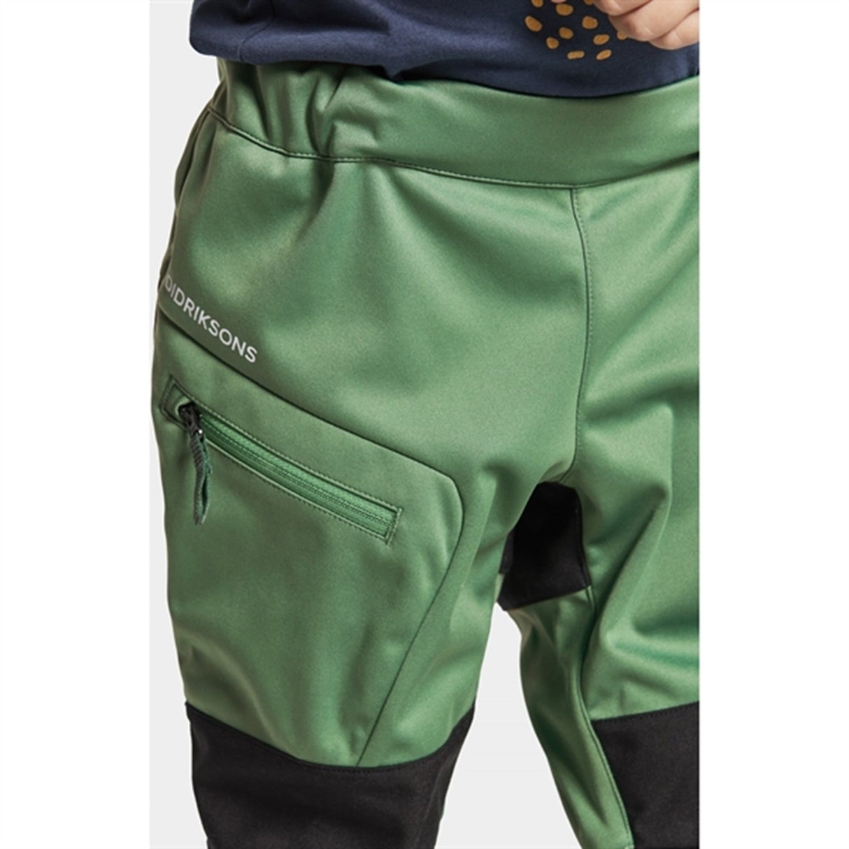 Didriksons Lövet Softshell Bukser Palm Green