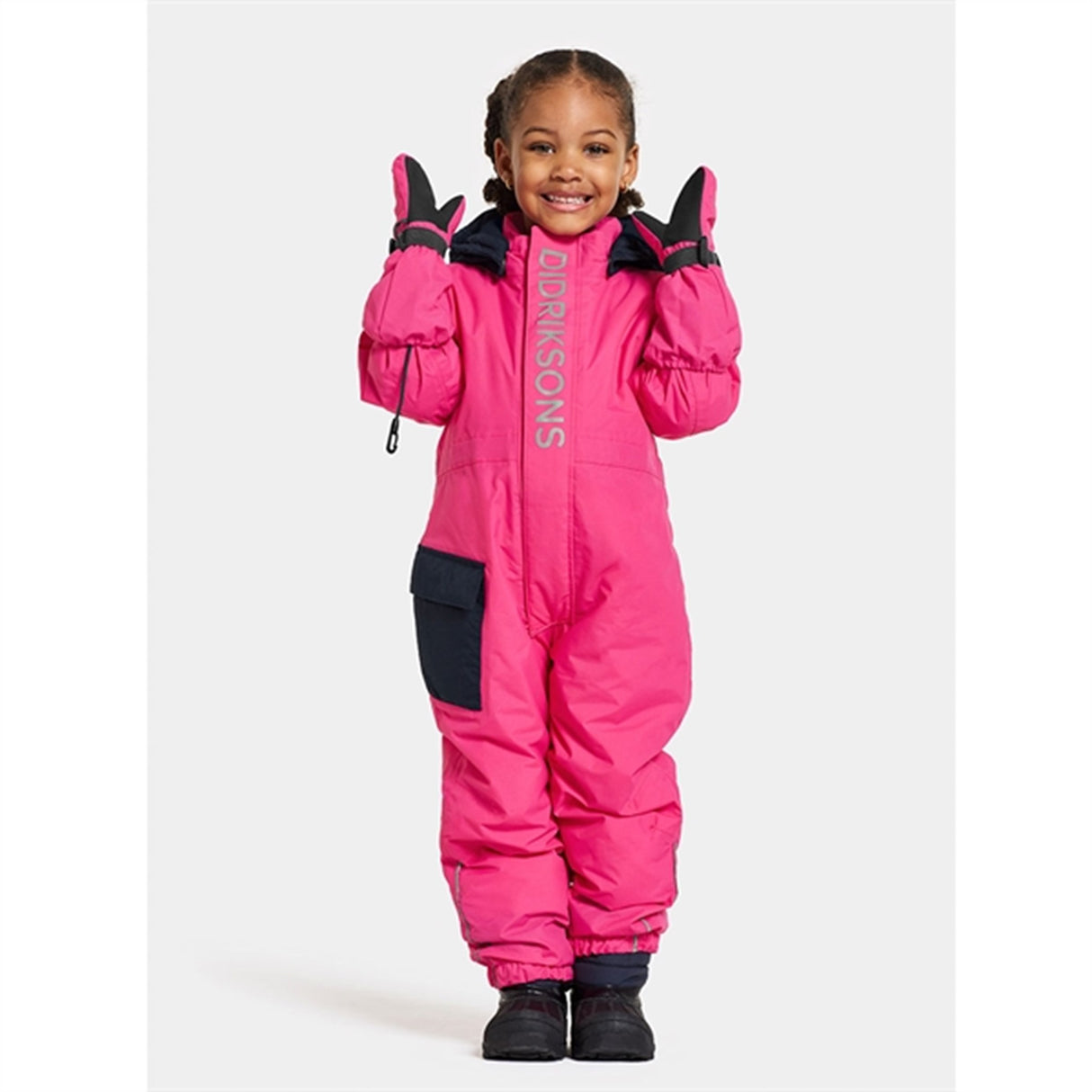 Didriksons True Pink Rio Kids Cover 2 Dress