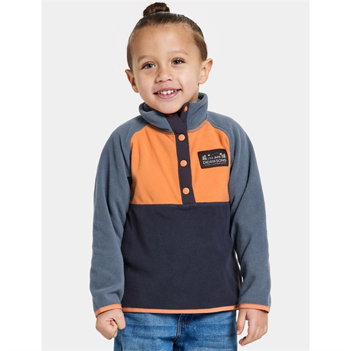 Didriksons Cantaloupe Monte Kids Fleece Jakke