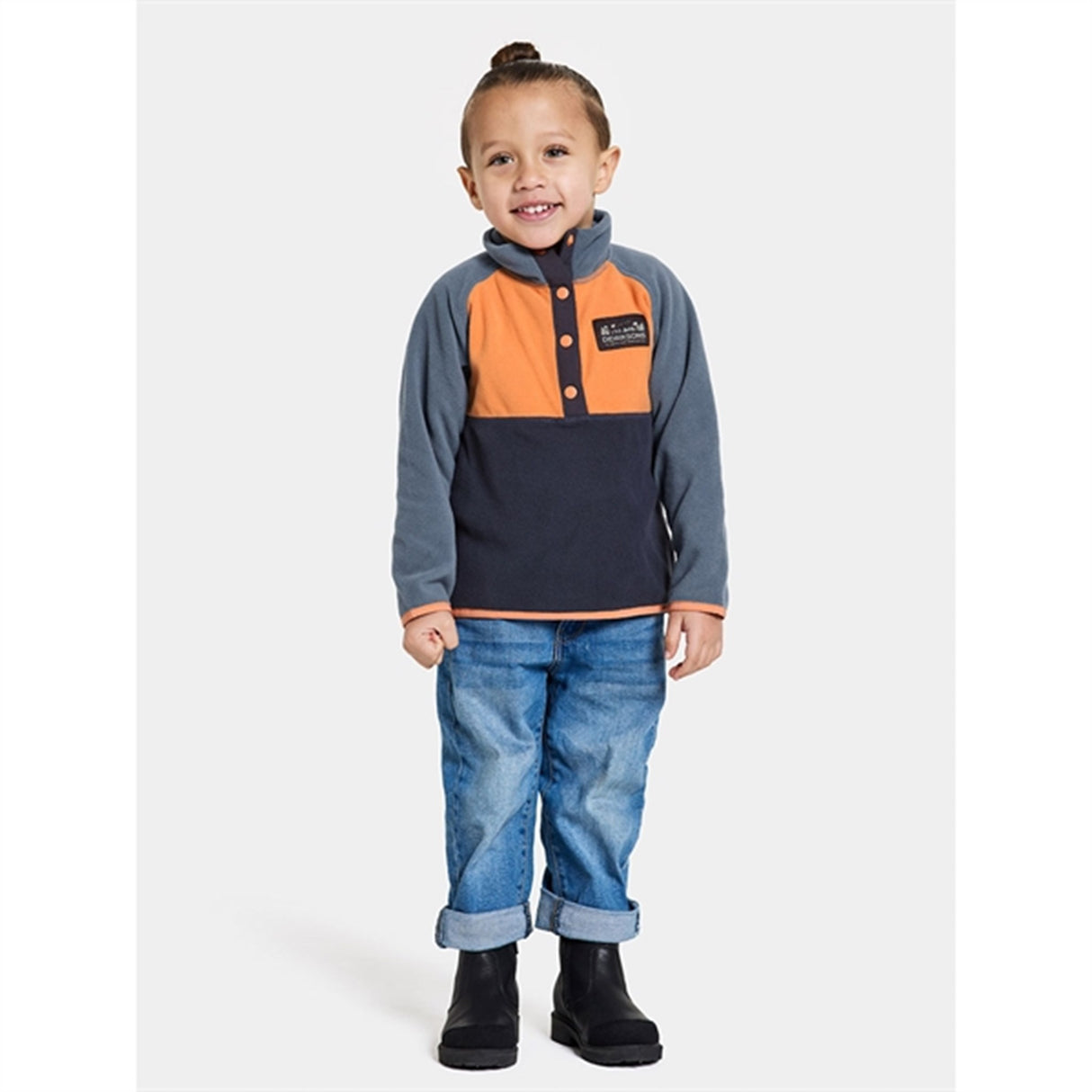 Didriksons Cantaloupe Monte Kids Fleece Jakke