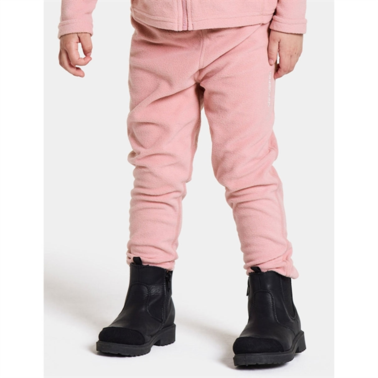 Didriksons Soft Pink Monte Kids Fleece Bukser