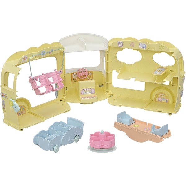 Sylvanian Families® Rainbow Fun Barnehagebuss