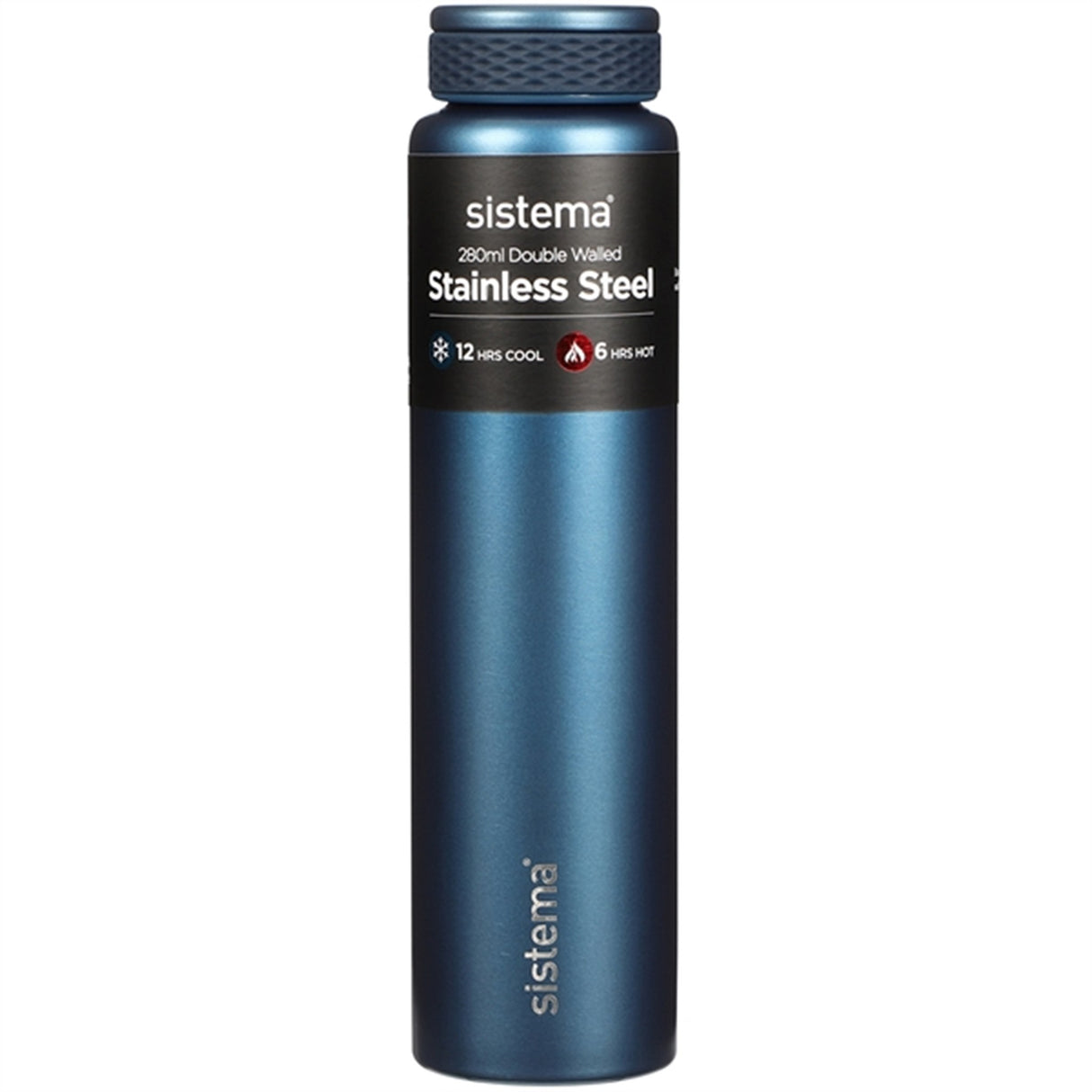 Sistema Stainless Steel Drikkeflaske 280 ml Blå