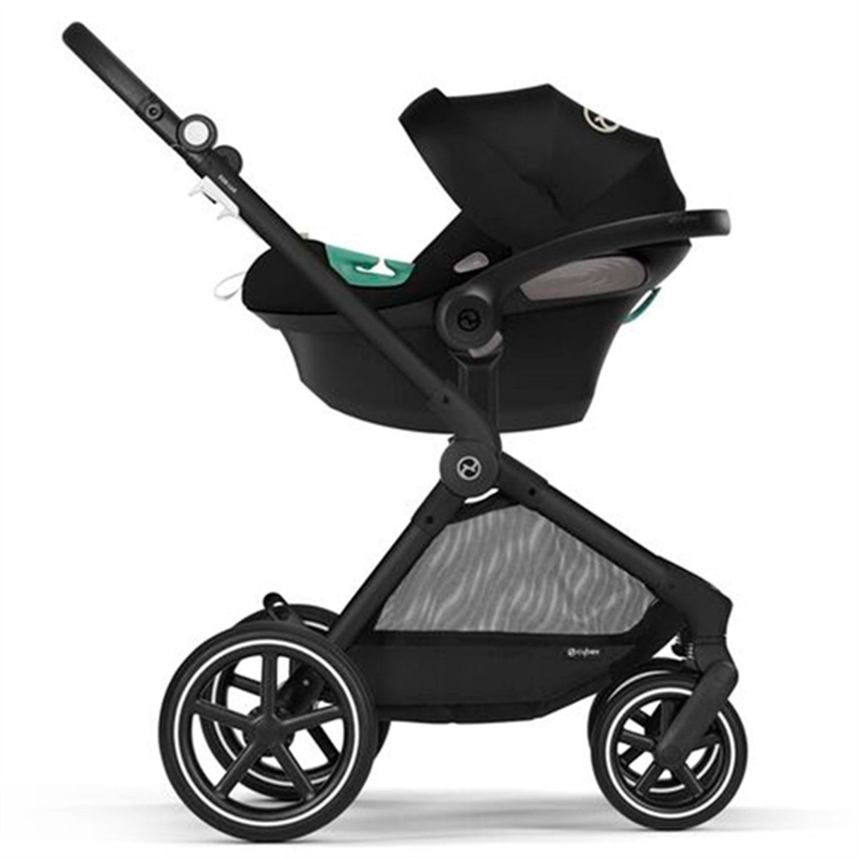 Cybex Eos Lux Moon Black 2-i-1 Reisetriller