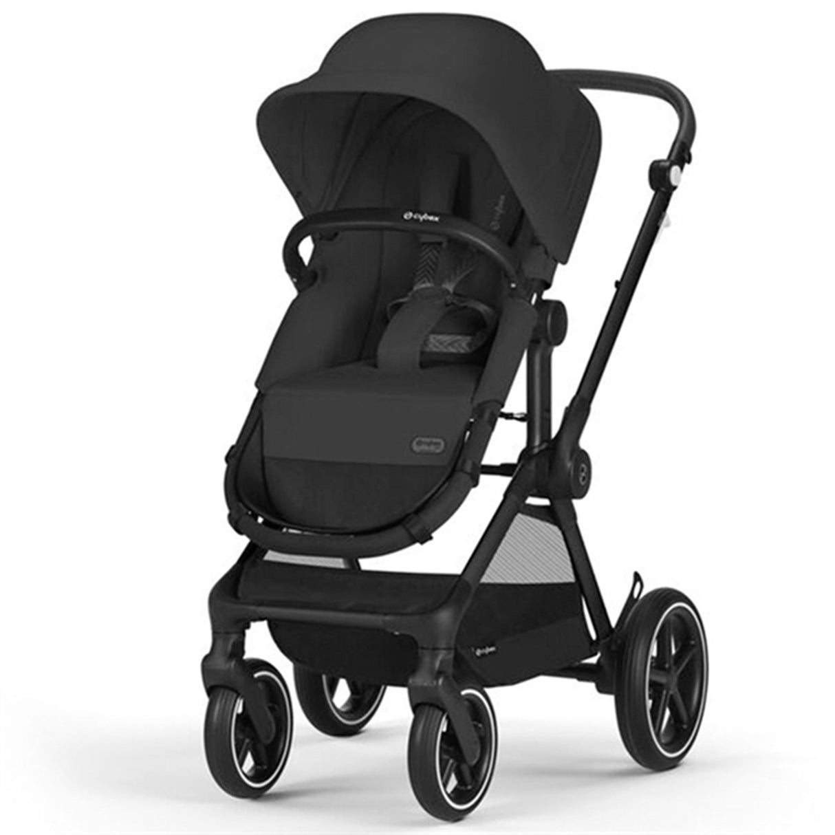 Cybex Eos Lux Moon Black 2-i-1 Reisetriller