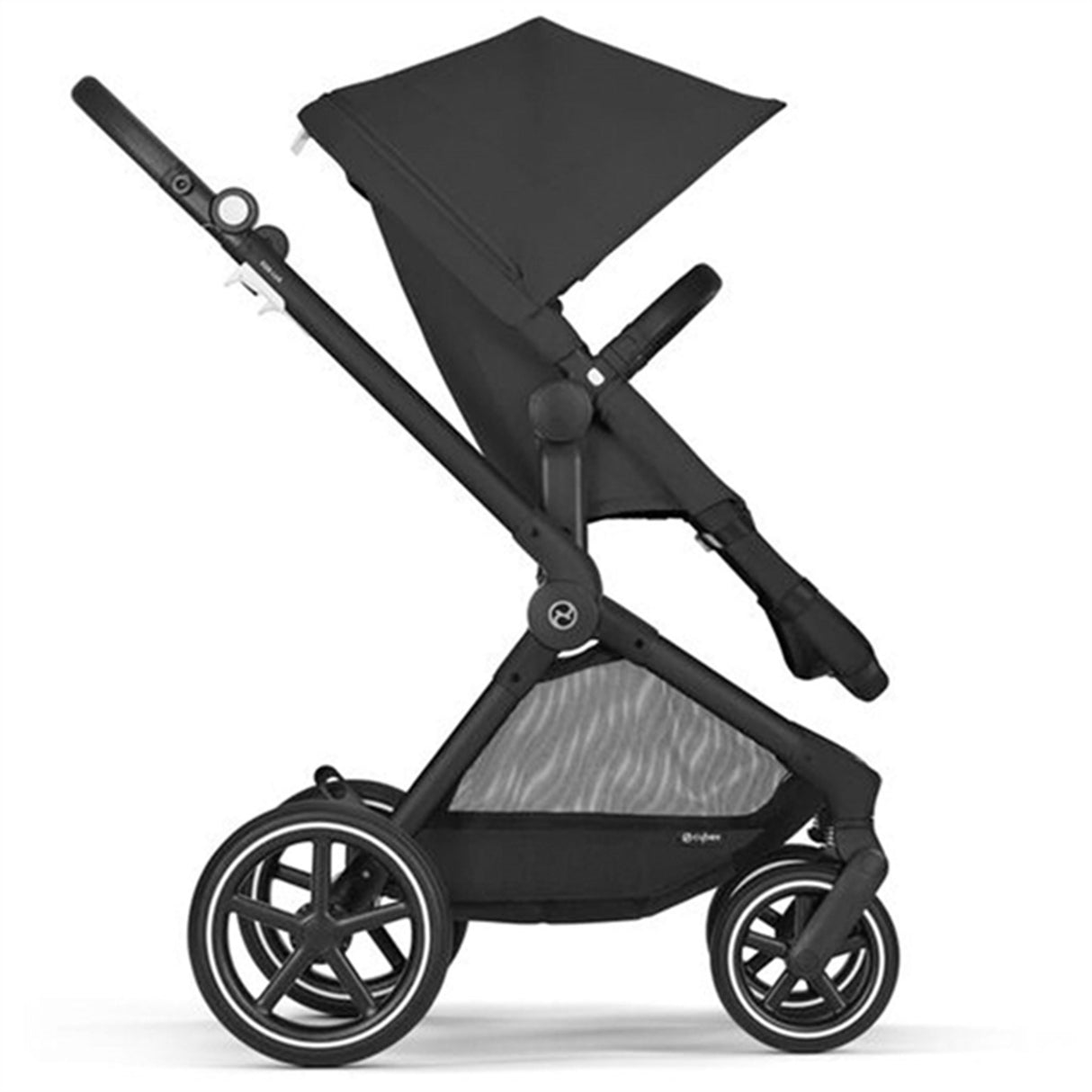 Cybex Eos Lux Moon Black 2-i-1 Reisetriller