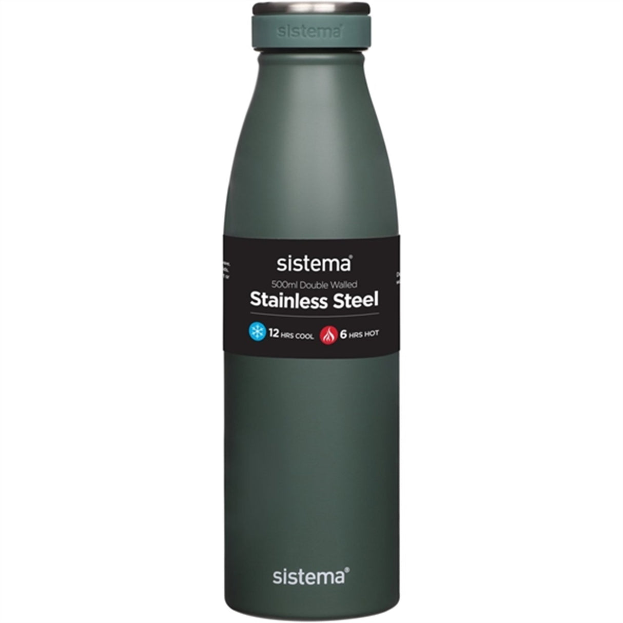 Sistema Stainless Steel Drikkeflaske 500 ml Nordic Green