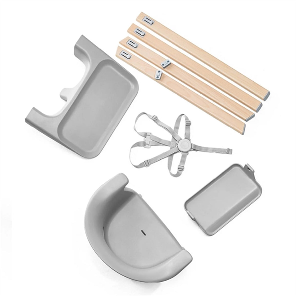 Stokke® Clikk™ Høy Stol Cloud Grey 4