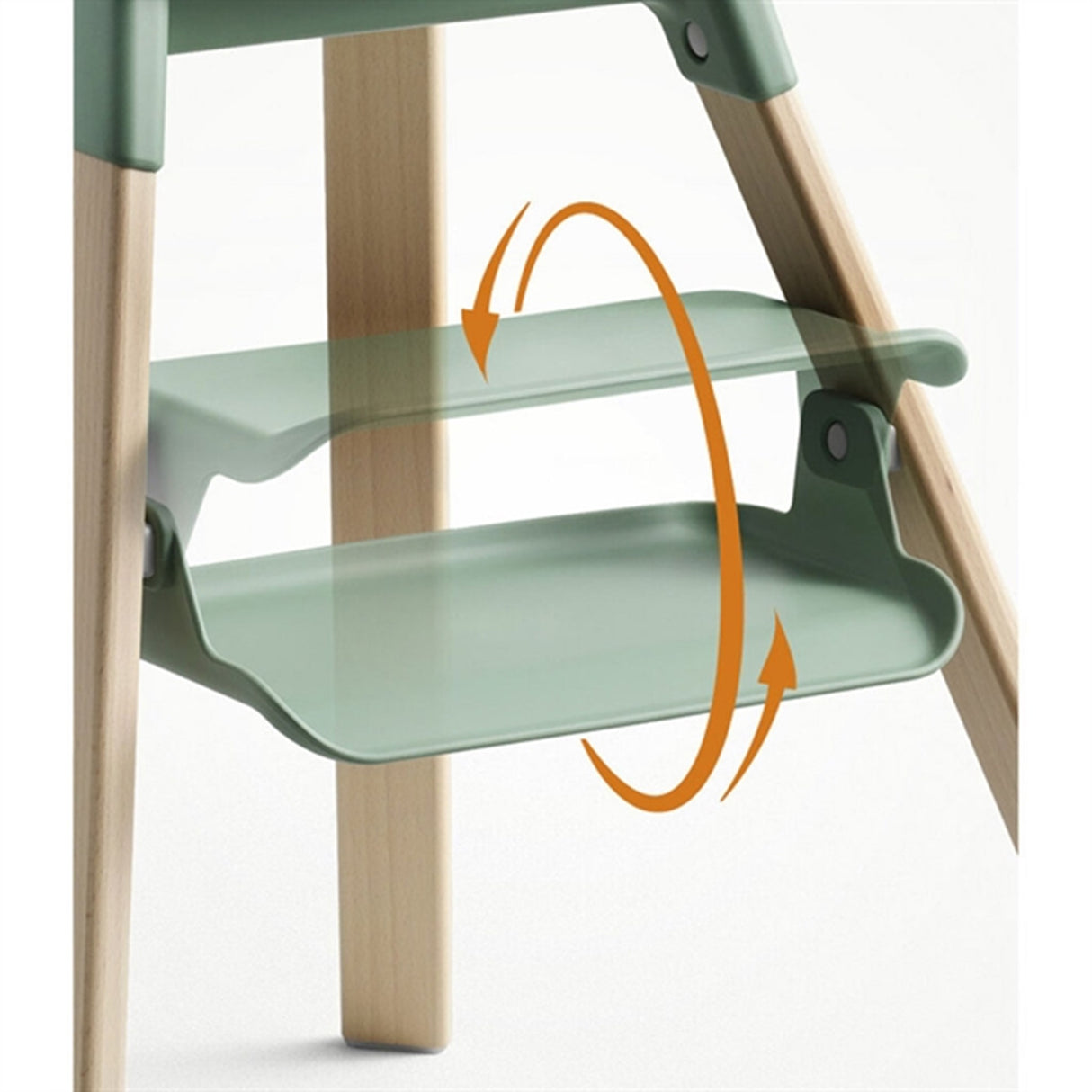 Stokke® Clikk™ Høy Stol Clover Green 4