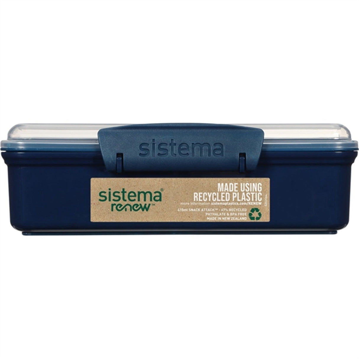 Sistema Renew Snack Attack Matboks 410 ml Blå