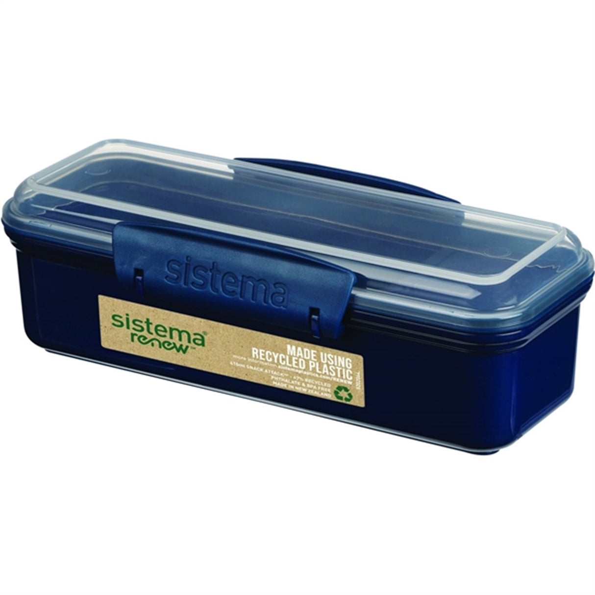 Sistema Renew Snack Attack Matboks 410 ml Blå