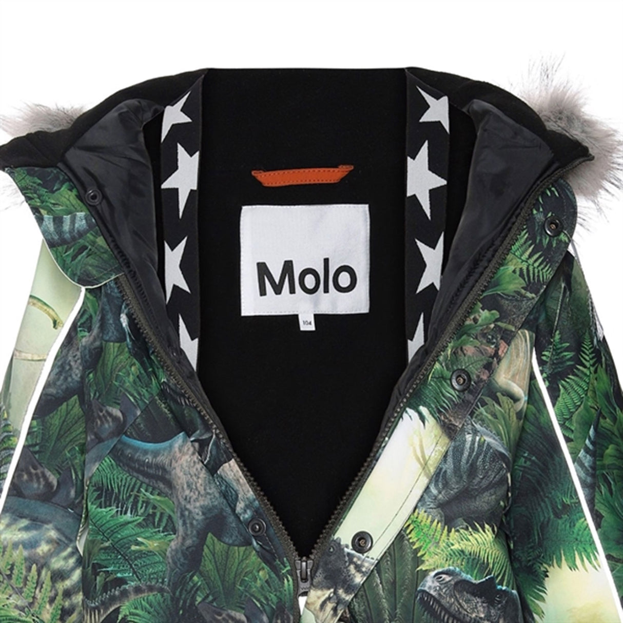 Molo Dress Dino Forest Polaris Fur 4