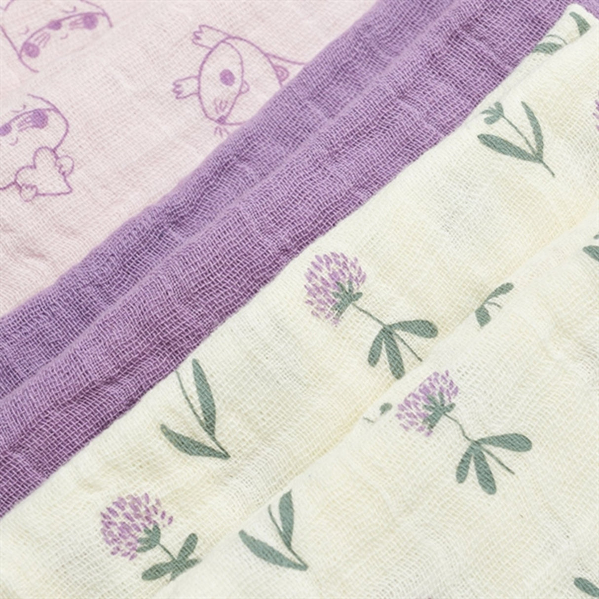 Pippi Økologiske Stoll Bleier 6-pak Orkide