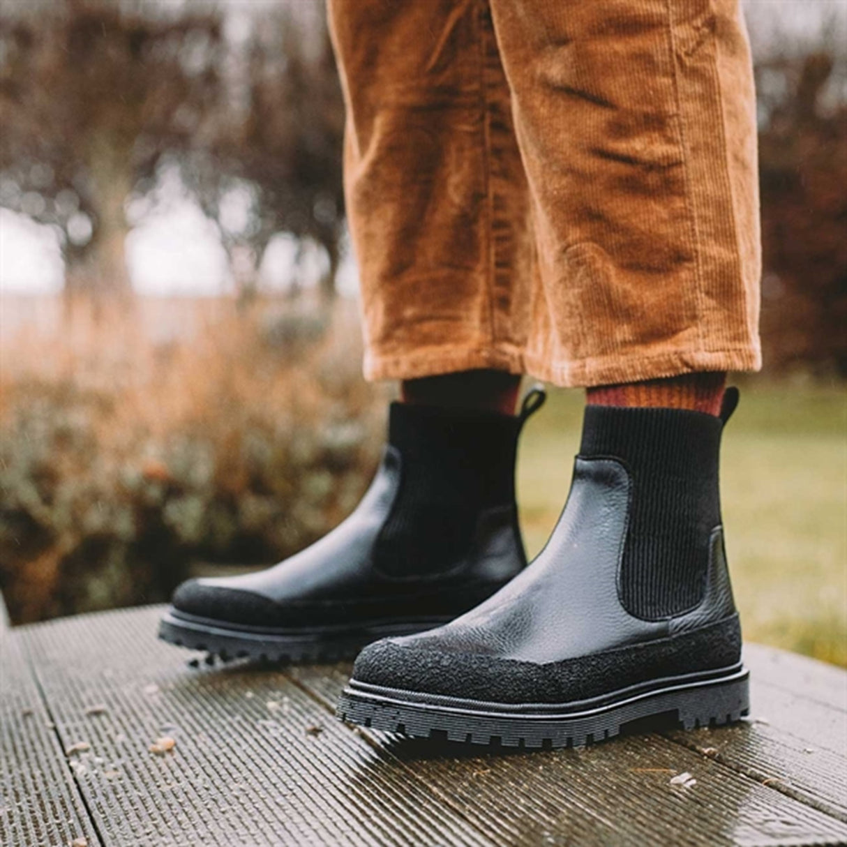 Angulus Chelsea Støvle m. Elastik Sort 6110-101-8711-1321/1933