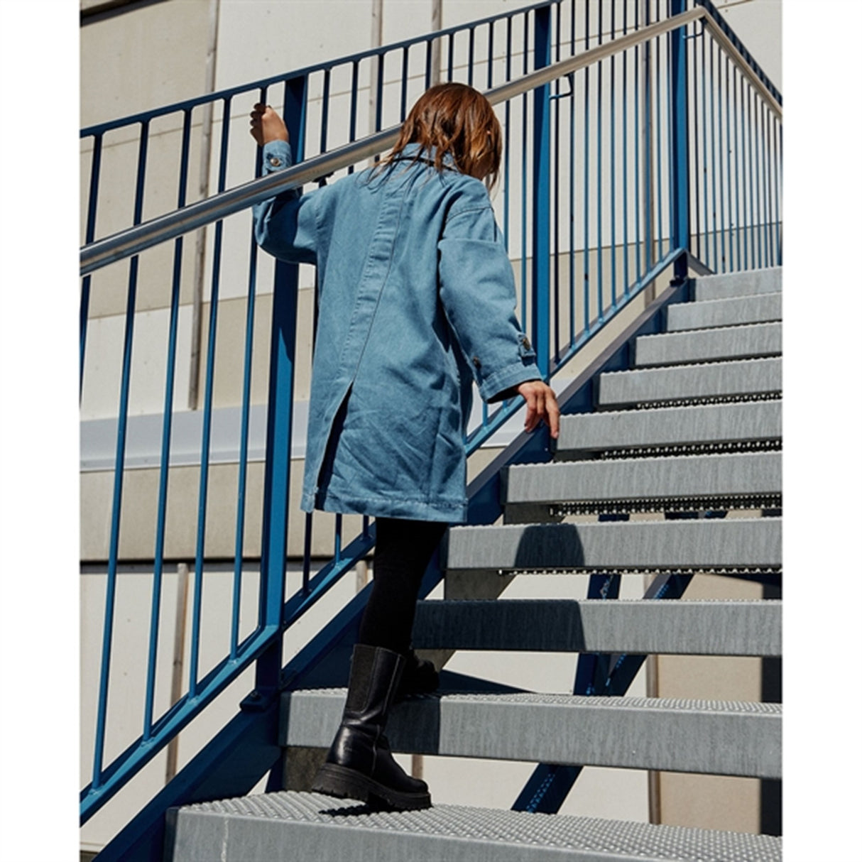 Angulus Mid-Cut Støvler Med Glidelås Black/Black