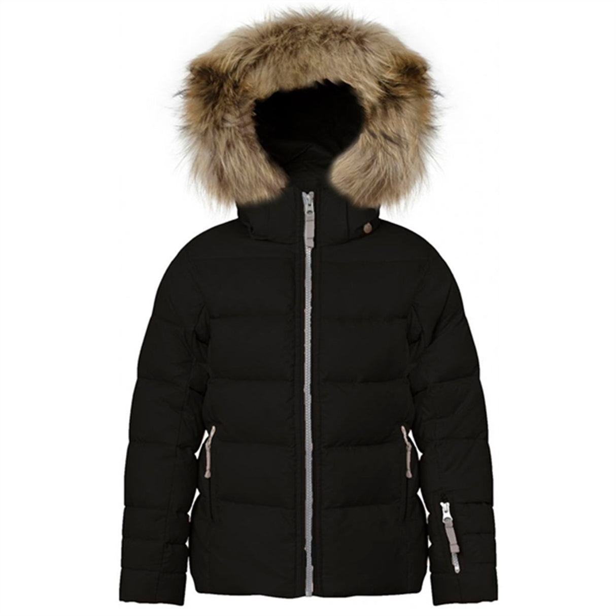 Ver de Terre Featherlight Girls Jakke m. Pels Black